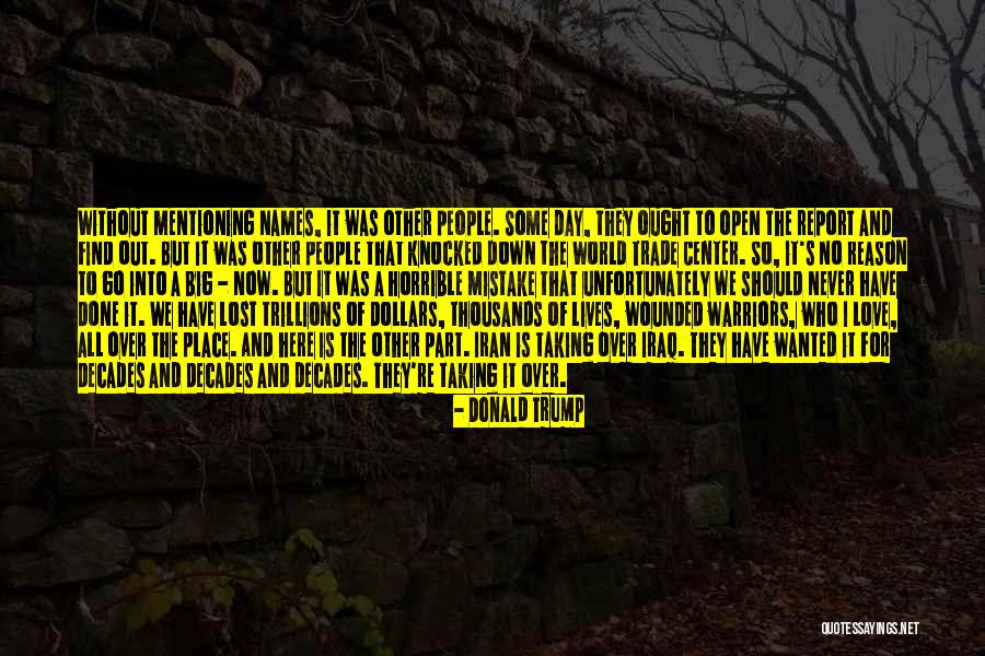 Big Mistake Love Quotes By Donald Trump Big Mistake Love Quotes By Donald Trump