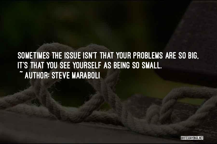 Big Problems Quotes By Steve Maraboli