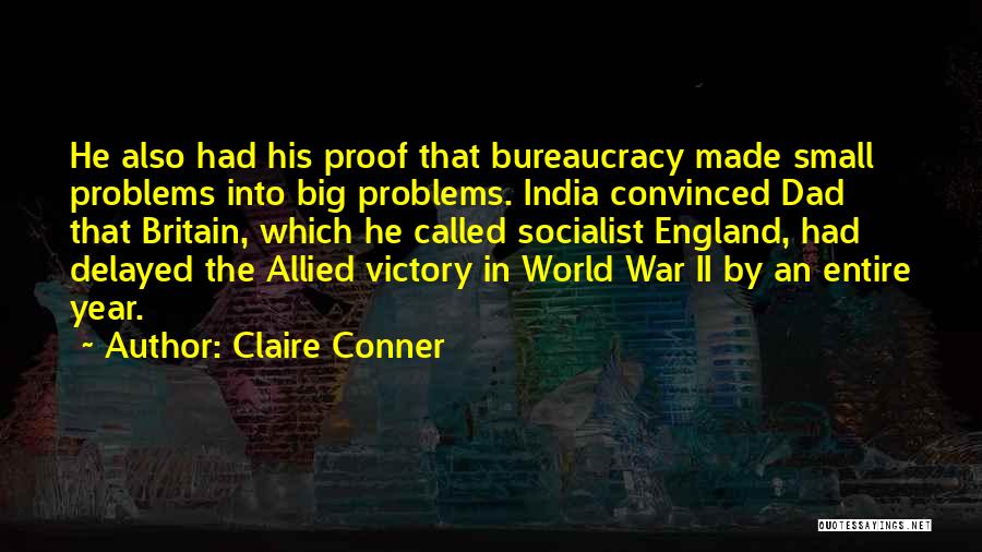 Big Proof Quotes By Claire Conner