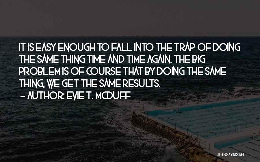Big Results Quotes By Evie T. Mcduff