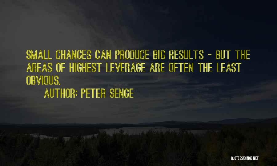 Big Results Quotes By Peter Senge