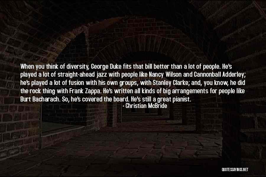 Big Rock Quotes By Christian McBride Big Rock Quotes By Christian McBride