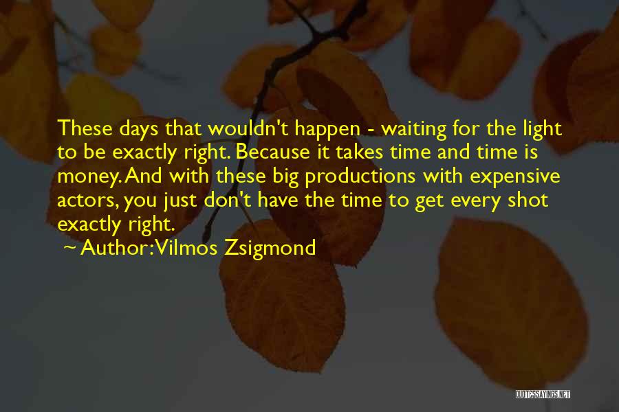 Big Shot Quotes By Vilmos Zsigmond