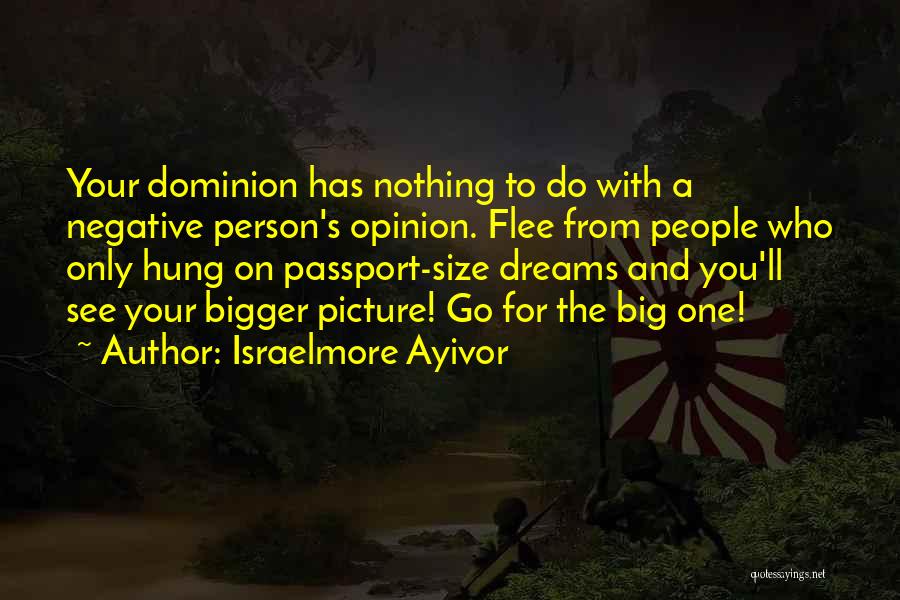 Big The Bigger Person Quotes By Israelmore Ayivor