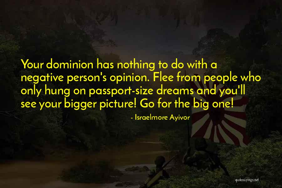 Big The Bigger Person Quotes By Israelmore Ayivor