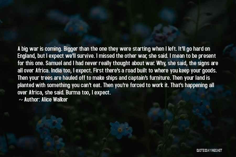 Big Things Happening Quotes By Alice Walker