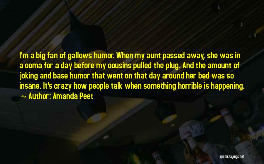 Big Things Happening Quotes By Amanda Peet