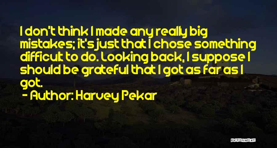 Big Think Quotes By Harvey Pekar