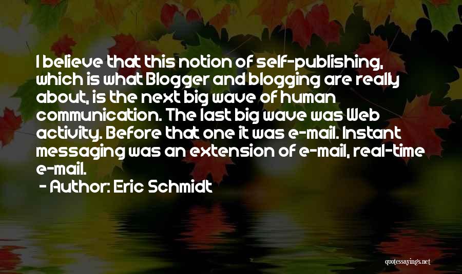 Big Wave Quotes By Eric Schmidt