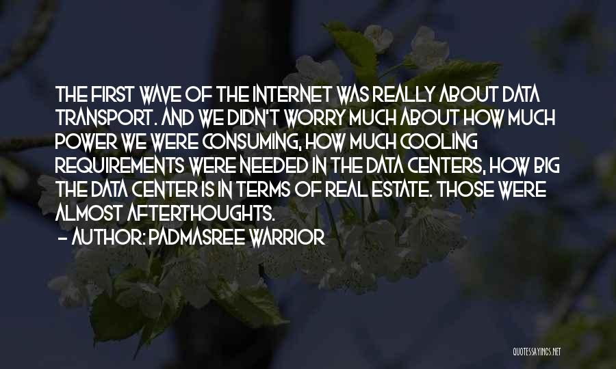 Big Wave Quotes By Padmasree Warrior