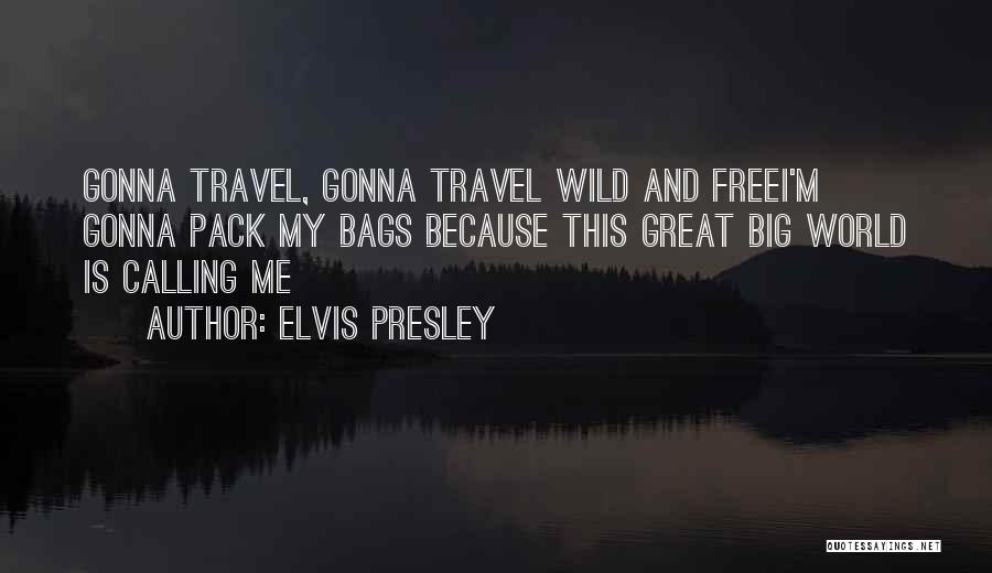 Big World Travel Quotes By Elvis Presley