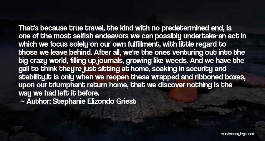 Big World Travel Quotes By Stephanie Elizondo Griest