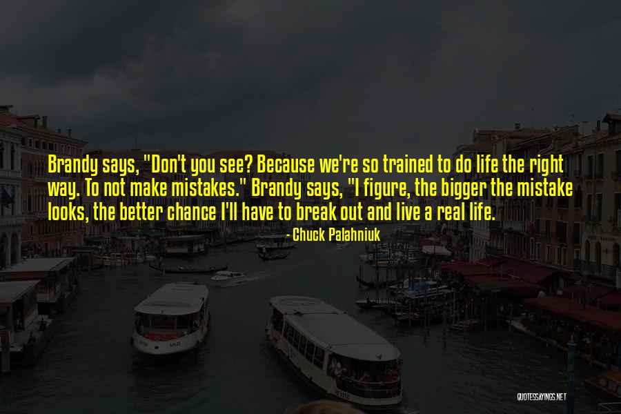 Bigger And Better Things In Life Quotes By Chuck Palahniuk