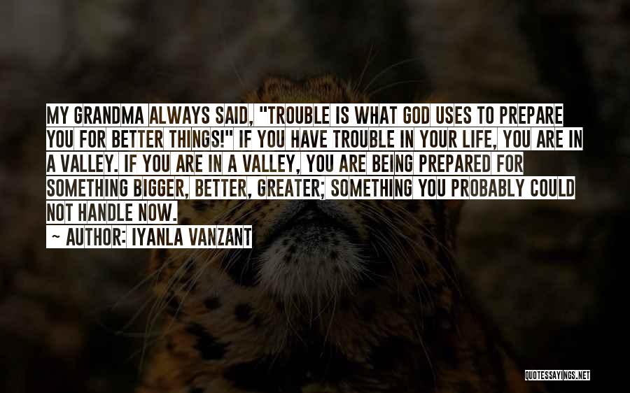 Bigger Better Things Quotes By Iyanla Vanzant