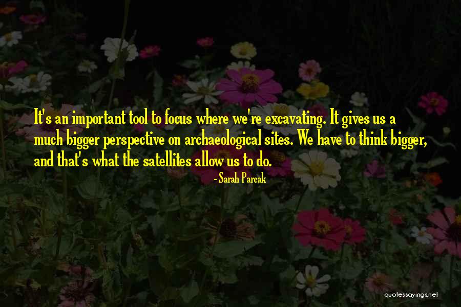 Bigger Perspective Quotes By Sarah Parcak Bigger Perspective Quotes By Sarah Parcak