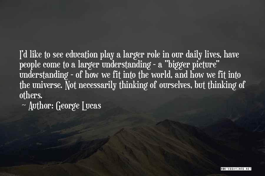 Bigger Picture Quotes By George Lucas