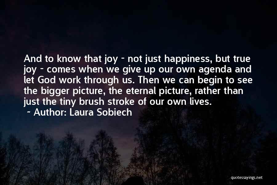 Bigger Picture Quotes By Laura Sobiech