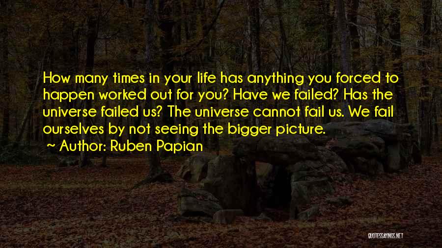 Bigger Picture Quotes By Ruben Papian