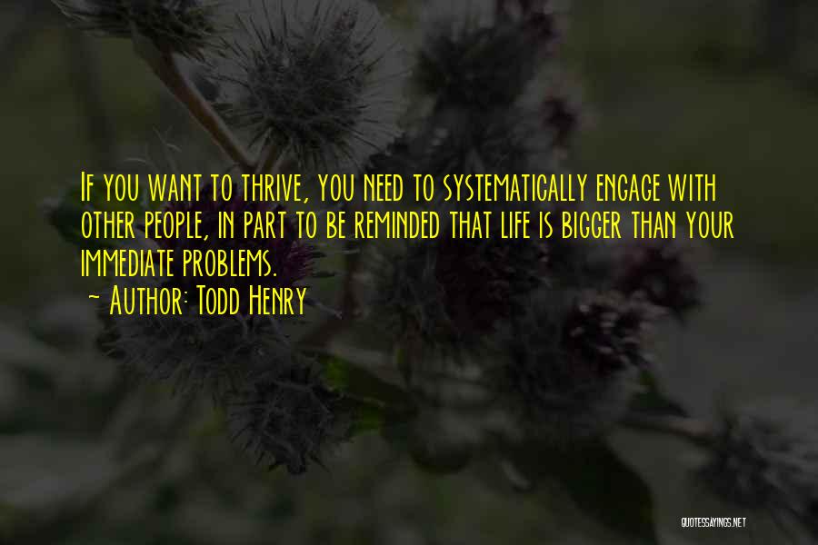 Bigger Problems Quotes By Todd Henry