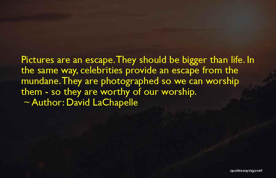 Bigger Than Life Quotes By David LaChapelle