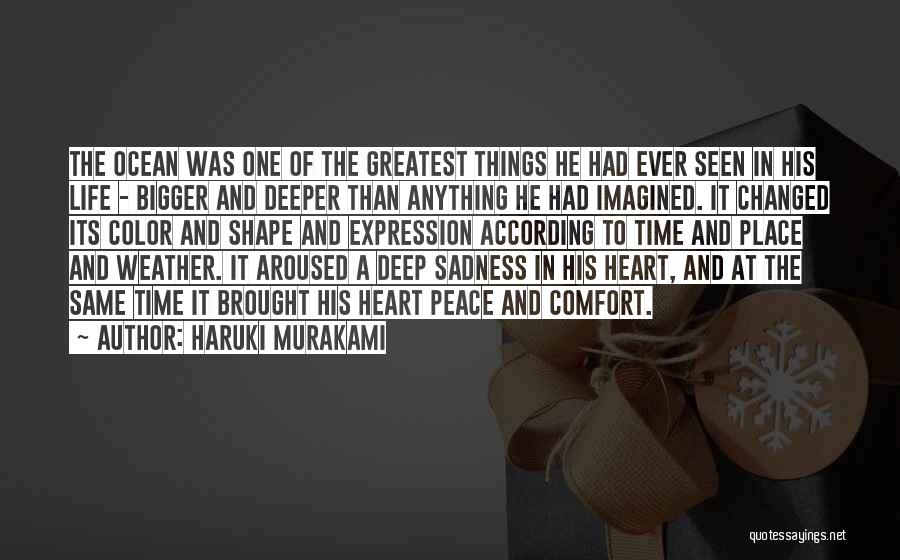 Bigger Things In Life Quotes By Haruki Murakami