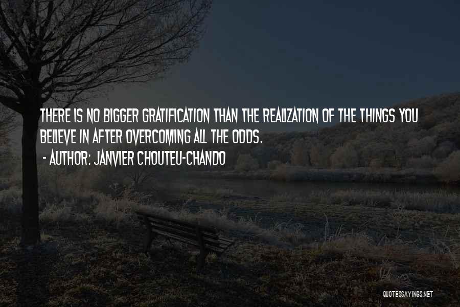 Bigger Things In Life Quotes By Janvier Chouteu-Chando