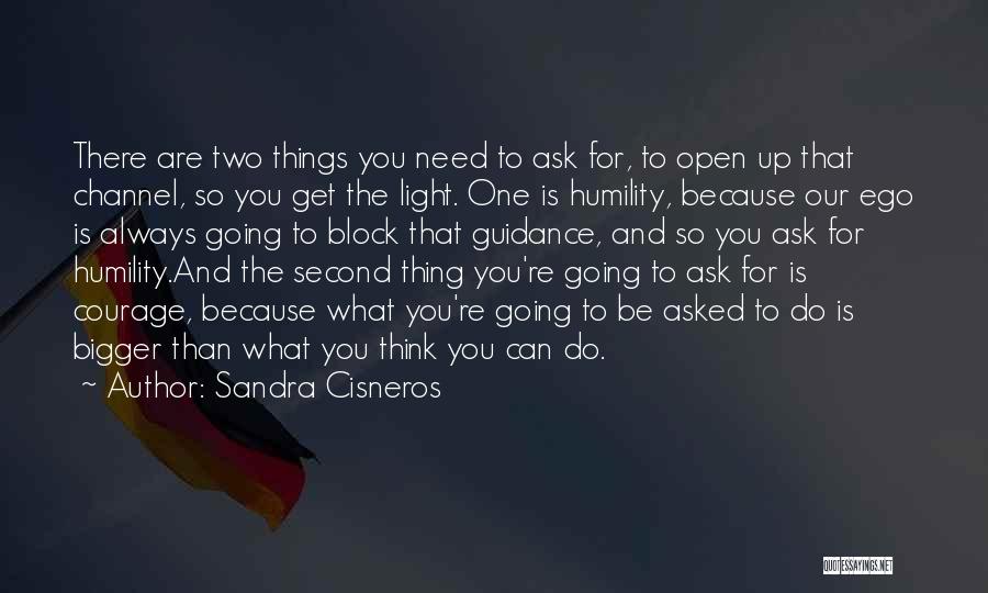 Bigger Things Quotes By Sandra Cisneros