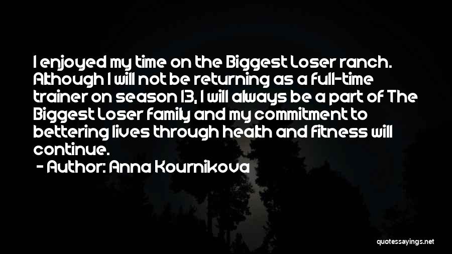 Biggest Loser Quotes By Anna Kournikova