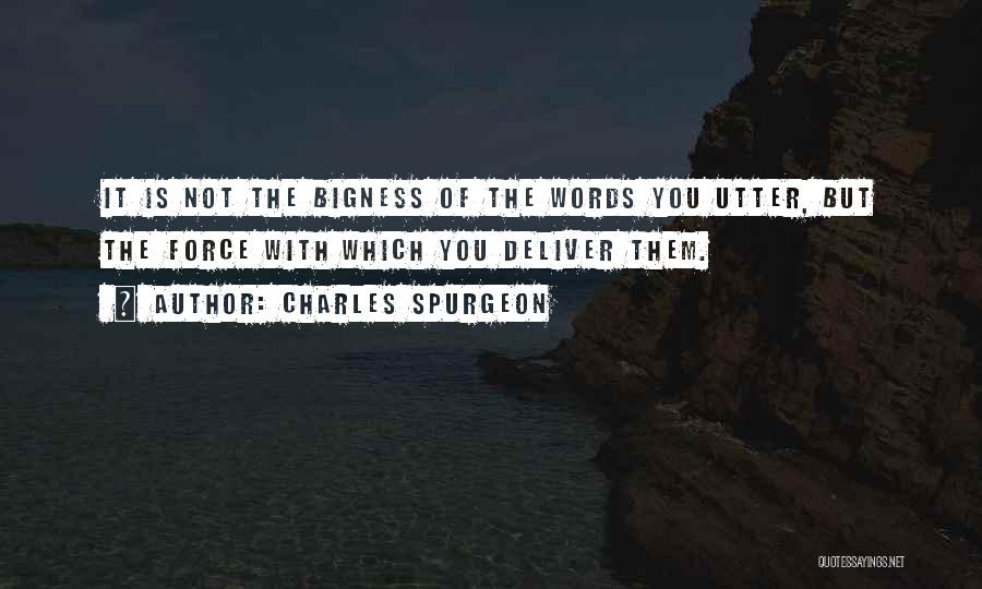 Bigness Quotes By Charles Spurgeon