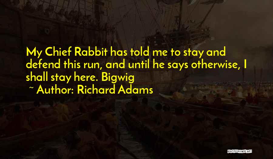 Bigwig Quotes By Richard Adams