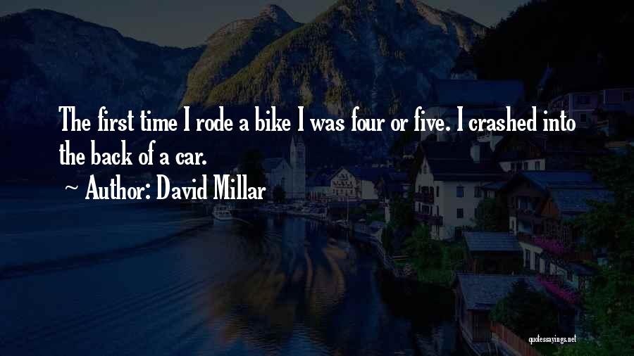 Bike Back Quotes By David Millar