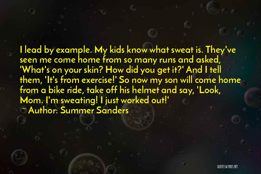 Bike Helmet Quotes By Summer Sanders