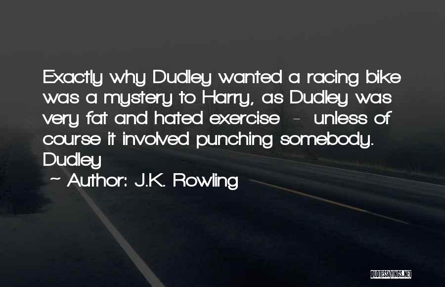 Bike Racing Quotes By J.K. Rowling
