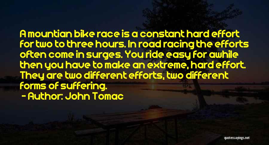 Bike Racing Quotes By John Tomac