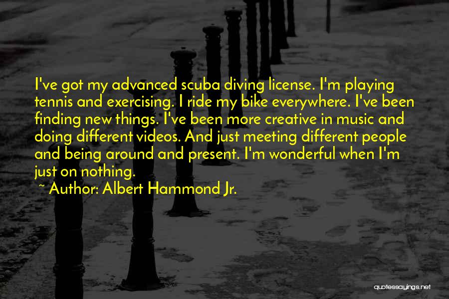 Bike Ride Quotes By Albert Hammond Jr.