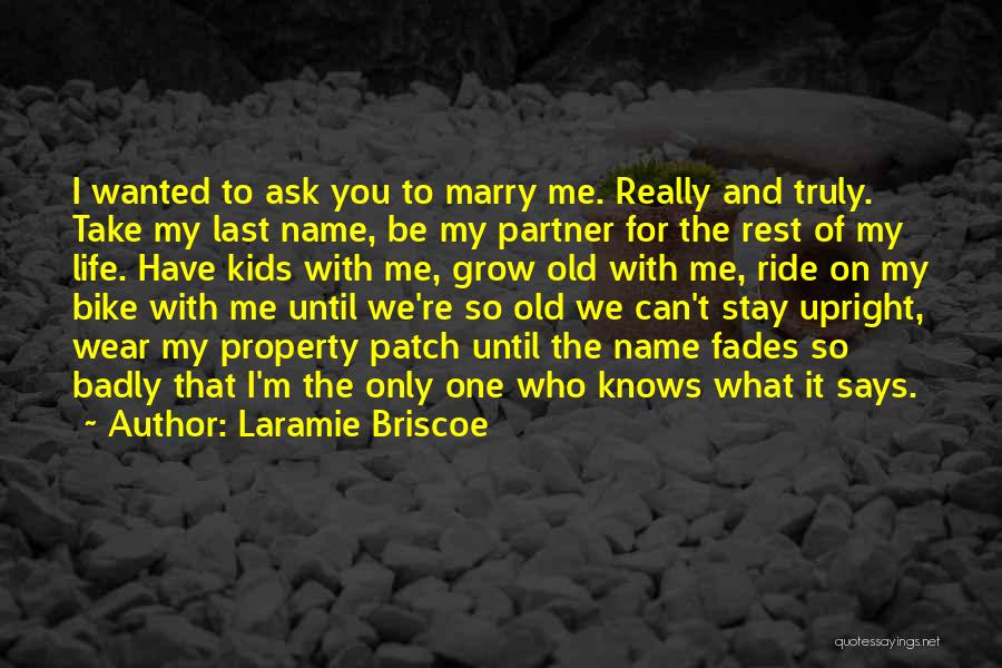 Bike Ride Quotes By Laramie Briscoe