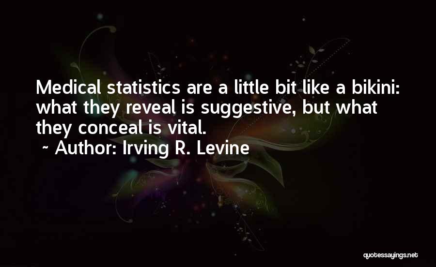 Bikini Quotes By Irving R. Levine