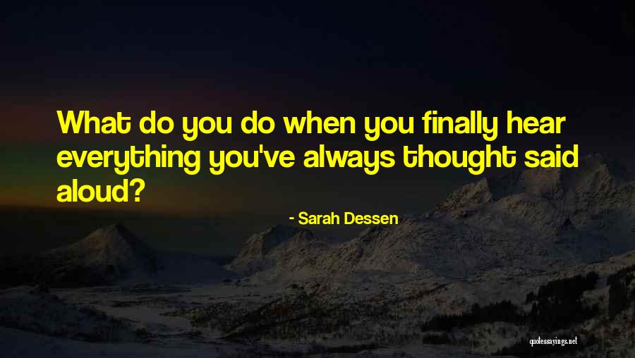 Bilanko Quotes By Sarah Dessen Bilanko Quotes By Sarah Dessen