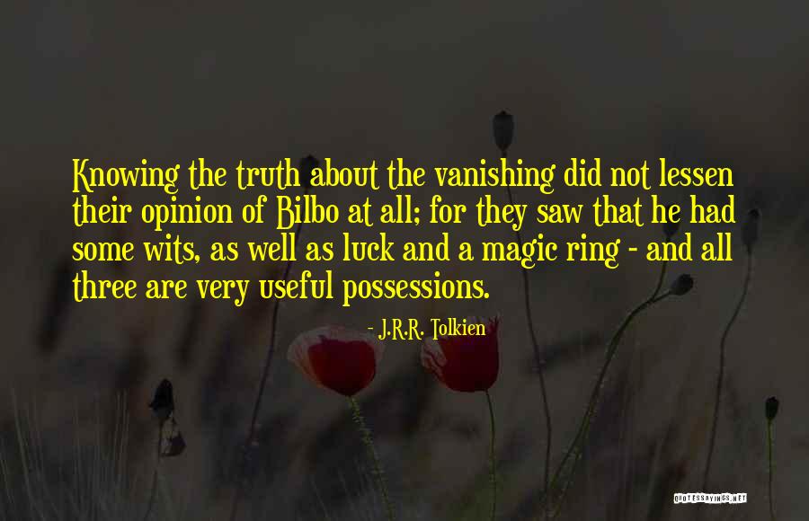 Bilbo And The Ring Quotes By J.R.R. Tolkien Bilbo And The Ring Quotes By J.R.R. Tolkien