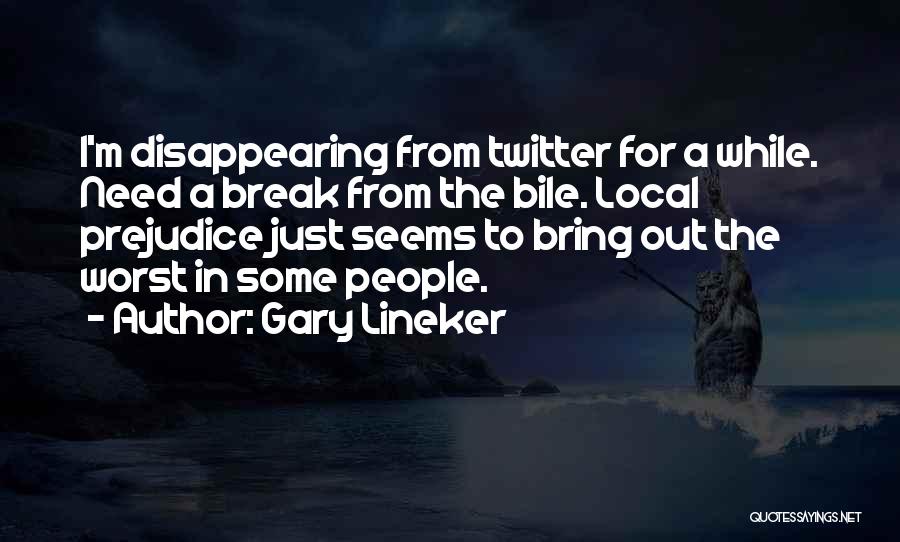 Bile Quotes By Gary Lineker