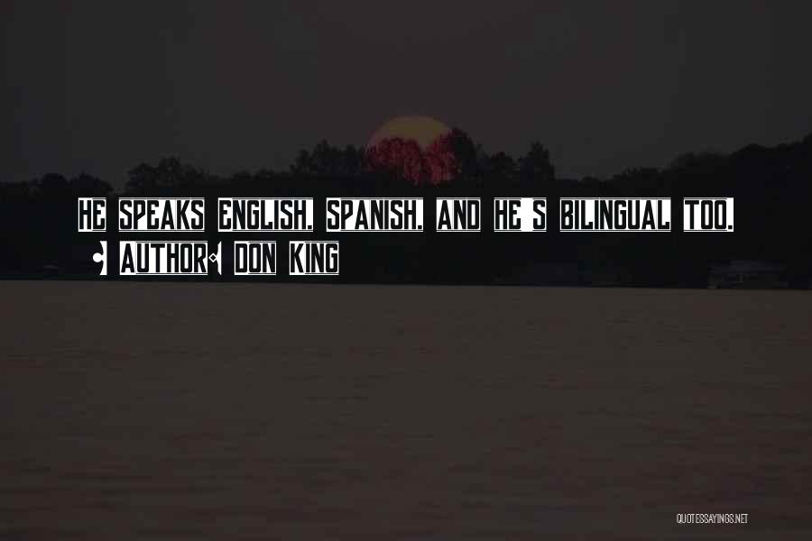 Bilingual Quotes By Don King