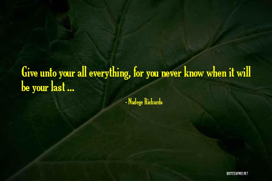 Bilinski Quotes By Nadege Richards Bilinski Quotes By Nadege Richards