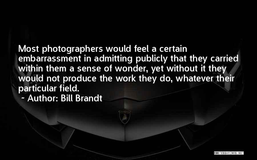 Bill Brandt Quotes 243039