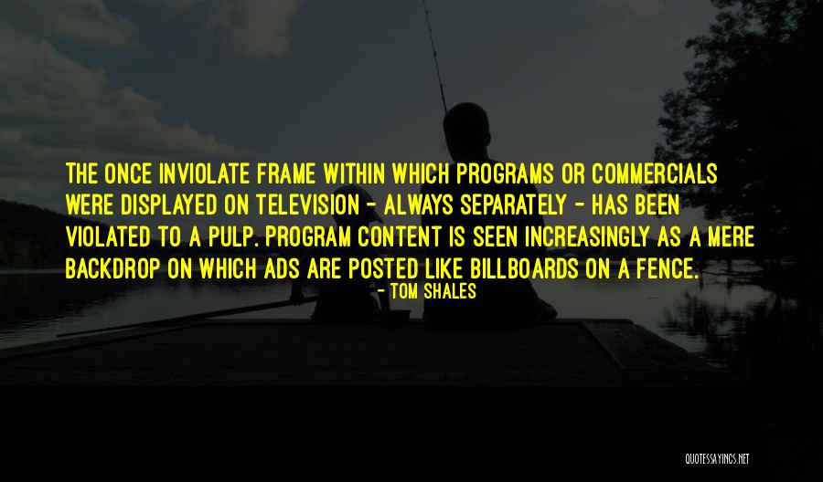 Billboards Quotes By Tom Shales Billboards Quotes By Tom Shales