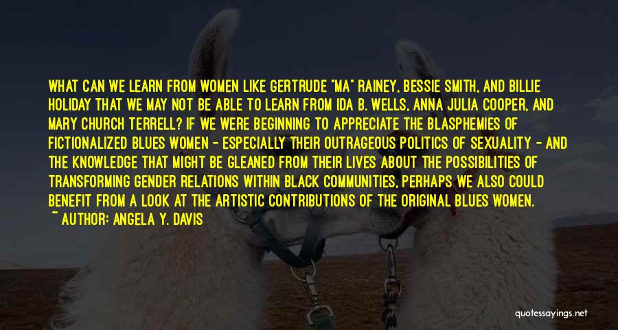 Billie Quotes By Angela Y. Davis