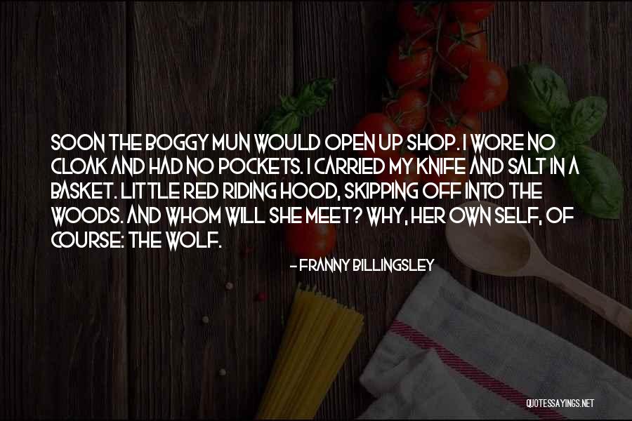 Billingsley Quotes By Franny Billingsley