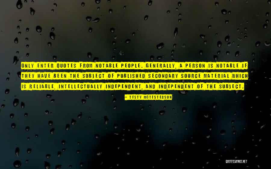 Billingss Quotes By Testy McTesterson Billingss Quotes By Testy McTesterson