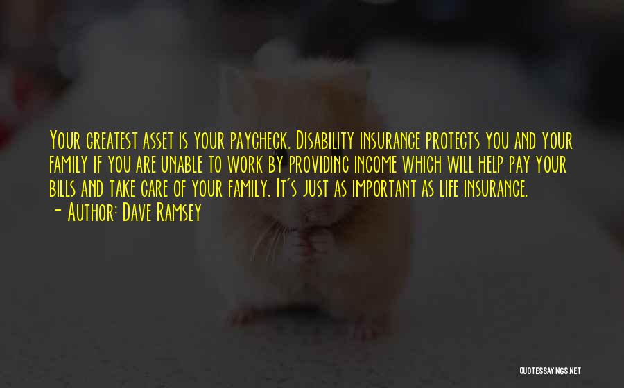 Bills To Pay Quotes By Dave Ramsey