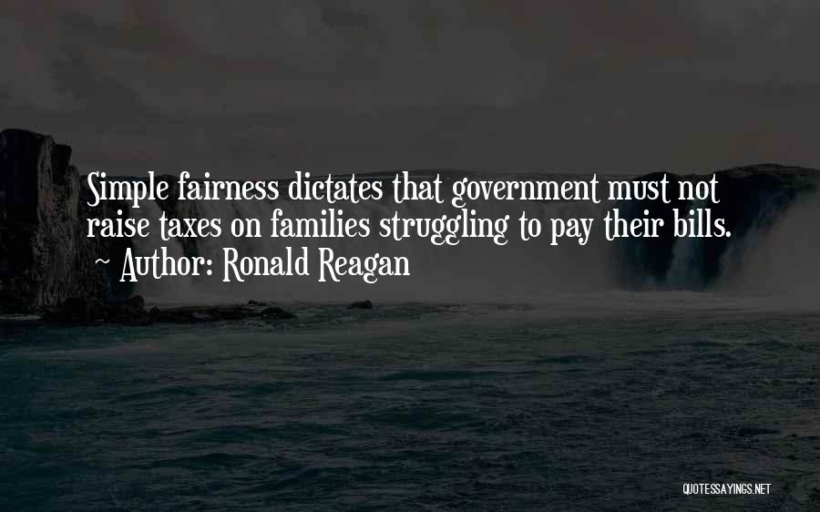 Bills To Pay Quotes By Ronald Reagan