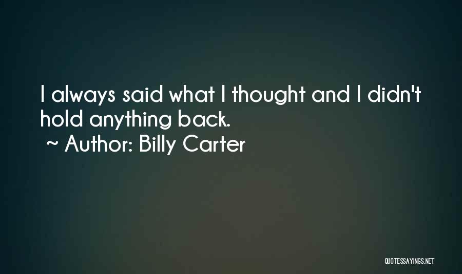 Billy Carter Quotes 844285